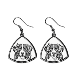 Bouvier bernois - boucles d'oreilles avec chien, boucles d'oreilles pendantes avec photo, bijoux personnalisés avec impression de la marque Art-Dog