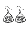 Bernese Mountain Dog, Berner Sennenhund - dog earrings, hanging earrings with a picture, personalized jewelry with Art-Dog brand print