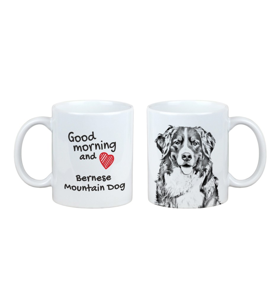 Bernese Mountain Dog, Berner Sennenhund - cup with a dog, cup with a photo, personalized gift from the Art-Dog brand