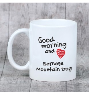 Bernese Mountain Dog, Berner Sennenhund - cup with a dog, cup with a photo, personalized gift from the Art-Dog brand