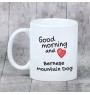 Berneński pies pasterski kubek z psem good morning Art-Dog