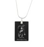 Bernese Mountain Dog, Berner Sennenhund - Crystal pendant with dog, silver necklace with photo, personalised pendant by Art-Dog brand