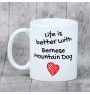 Berner Sennenhund, Dürrbächler, Bouvier bernois - Tasse mit Hund, Tasse mit Bild, personalisiertes Geschenk der Marke Art-Dog