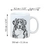 Bernese Mountain Dog, Berner Sennenhund - cup with a dog, cute cup with graphics, a gift with your photo from the Art-Dog brand