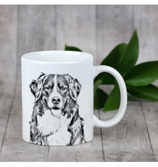 Bouvier bernois - tasse avec chien, une tasse adorable avec une illustration, un cadeau avec votre photo de la marque Art-Dog