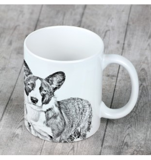 Cardigan Welsh Corgi kubek z psem Makes me happy Art-Dog