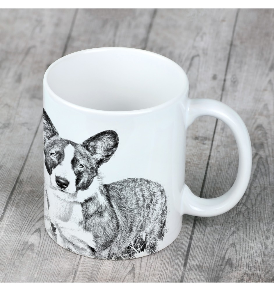 Cardigan Welsh Corgi - tasse avec chien, une tasse joyeuse pour les amoureux des chiens, un cadeau personnalisé de la marque Art-Dog