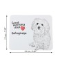 Bichon bolonais, Bolognese - tapis de souris personnalisé avec impression, tapis de souris personnalisé avec chien, accessoire unique pour employé de bureau de la marque Art-Dog