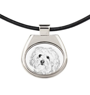 Bologneser, Bichon Bolognese - Halskette mit Hund, personalisierter Anhänger mit Foto, einzigartige Halskette für Frauen und Männer von der Marke Art-Dog