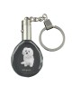 Bologneser, Bichon Bolognese - Anhänger mit einem Foto eines Hundes, Schlüsselanhänger aus Kristall in einer Geschenkbox, ein einzigartiges Geschenk von Art-Dog