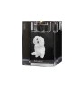 Bologneser, Bichon Bolognese - Kerzenhalter mit Hundefoto, Teelichthalter aus Kristall, personalisiertes Geschenk der Marke Art-Dog