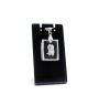 Bichon bolonais, Bolognese - Pendentif chien en cristal, collier photo, bijoux uniques par Art-Dog