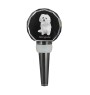 Bologneser, Bichon Bolognese - Kristallflaschenverschluss, einzigartiger Weinverschluss mit Foto, personalisiertes Geschenk für Sommelier der Marke Art-Dog