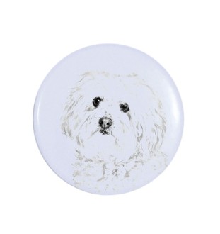 Bichon bolonais, Bolognese - bijoux pour femmes avec l'image d'un chien, produit fait à la main, possibilité d'ajouter sa propre photo, marque Art-Dog