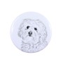 Bichon bolonais, Bolognese - badge avec votre chien, ajoutez votre propre photo, marque Art-Dog