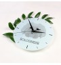Bichon Bolognese, Bolo, Botoli, Bottolo - geometric wall clock with a picture and the brand name Art-Dog