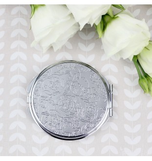 Bichon bolonais, Bolognese - miroir avec une image et un motif géométrique de la marque Art-Dog