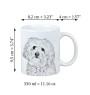 Bologneser, Bichon Bolognese - Tasse mit Hund, fröhliche Tasse für Hundeliebhaber, personalisiertes Geschenk der Marke Art-Dog