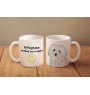 Bichon bolonais, Bolognese - tasse avec chien, une tasse joyeuse pour les amoureux des chiens, un cadeau personnalisé de la marque Art-Dog