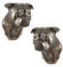 English Staffordshire Terrier - Dog statue, hanging bust, unique decoration for dog lover by Art-Dog brand