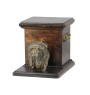 Mâtin napolitain, Mâtin de Naples, Napolitain - urne pour les cendres d'un chien avec une statuette, une urne élégante pour chien, une urne exceptionnelle avec un buste de chien de la marque Art-Dog