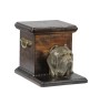 Neapolitan Mastiff, Mastino Napoletano - urn for dog ashes with a statuette, elegant urn for a dog, unique urn with a bust of a dog by Art-Dog brand