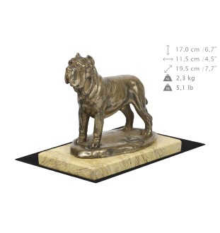 Mâtin napolitain, Mâtin de Naples, Napolitain - statuette de chien, figurine de silhouette de chien, trophée pour exposition de chiens de la marque Art-Dog