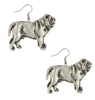 Mâtin napolitain, Mâtin de Naples, Napolitain I - boucles d'oreilles pendantes avec des chiens, bijoux charmants pour maman de chien, cadeau pour fille de la marque Art-Dog