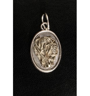 Mâtin napolitain, Mâtin de Naples, Napolitain II - collier avec chien, pendentif pour maman de chien, bijoux uniques de la marque Art-Dog