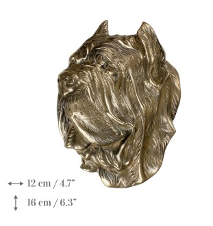 Mastino Napoletano, Neapolitanischer Mastiff II - Gedenktafel mit Hund, personalisierten Dank, Auszeichnung, Diplom mit Widmung der Marke Art-Dog