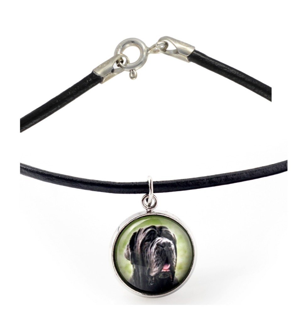 Mâtin napolitain, Mâtin de Naples, Napolitain - collier dans une boîte, élégant bijou, pendentif de la marque Art-Dog