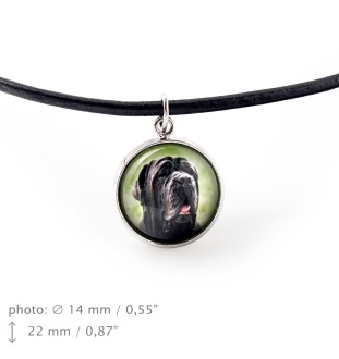 Mastino Napoletano, Neapolitanischer Mastiff - Halskette in einer Schachtel, elegante Verzierung, Anhänger der Marke Art-Dog