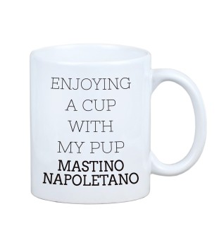 Mastino Napoletano, Neapolitanischer Mastiff - Becher mit einem Bild und dem Schriftzug geometrischer Hund Art-Dog