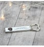 Neapolitan Mastiff, Mastino Napoletano - bottle opener with a picture and inscription for beer by Art-Dog
