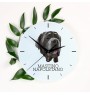 Neapolitan Mastiff, Mastino Napoletano - geometric wall clock with a picture and the brand name Art-Dog