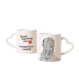 Mâtin napolitain, Mâtin de Naples, Napolitain - tasse avec chien, une tasse adorable avec une anse en forme de cœur, un cadeau universel de la marque Art-Dog