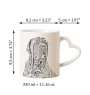 Mastino Napoletano, Neapolitanischer Mastiff - Tasse mit Hund, entzückende Tasse mit herzförmigem Henkel, universelles Geschenk der Marke Art-Dog