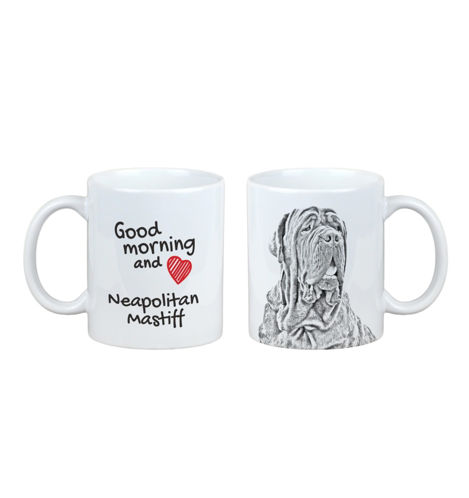 Mastino Napoletano, Neapolitanischer Mastiff - Tasse mit Hund, Tasse mit Bild, personalisiertes Geschenk der Marke Art-Dog