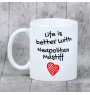 Mastino Napoletano, Neapolitanischer Mastiff - Tasse mit Hund, Tasse mit Bild, personalisiertes Geschenk der Marke Art-Dog