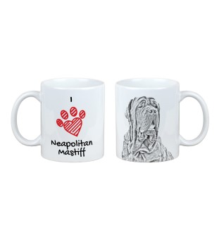 Neapolitan Mastiff, Mastino Napoletano - cup with a dog, cute cup with graphics, a gift with your photo from the Art-Dog brand