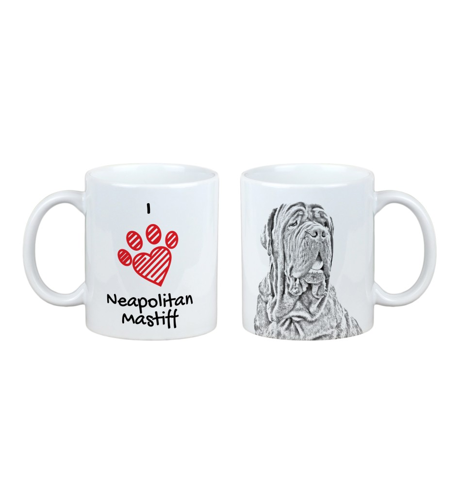 Neapolitan Mastiff, Mastino Napoletano - cup with a dog, cute cup with graphics, a gift with your photo from the Art-Dog brand