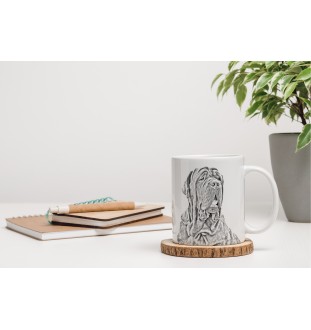 Neapolitan Mastiff, Mastino Napoletano - cup with a dog, cheerful cup for a dog lover, personalized gift from the Art-Dog brand