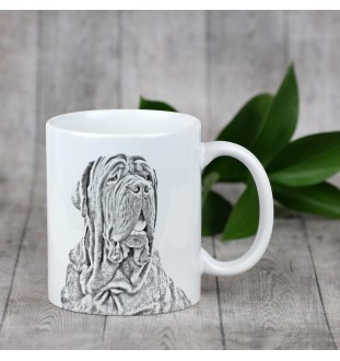 Mâtin napolitain, Mâtin de Naples, Napolitain - tasse avec chien, une tasse joyeuse pour les amoureux des chiens, un cadeau personnalisé de la marque Art-Dog