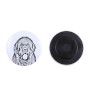 Newfoundland, Newfs, Newfies - magnet with a dog's pupil, exceptionally light, strong magnet, handmade product by the Art-Dog brand