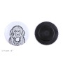 Newfoundland, Newfs, Newfies - magnet with a dog's pupil, exceptionally light, strong magnet, handmade product by the Art-Dog brand