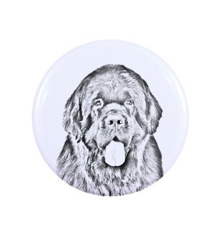 Nowofundland magnes z psem duży Art-Dog
