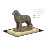 Chien de Terre-neuve, retriever de Terre-Neuve - statuette de chien, figurine de silhouette de chien, trophée pour exposition de chiens de la marque Art-Dog