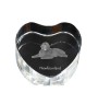 Newfoundland, Newfs, Newfies - a photo of a dog in crystal, crystal heart, unique photo frame from the Art-Dog brand