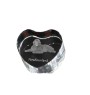 Newfoundland, Newfs, Newfies - a photo of a dog in crystal, crystal heart, unique photo frame from the Art-Dog brand