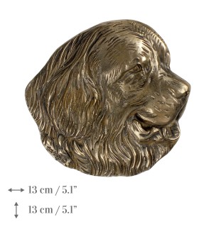 Chien de Terre-neuve, retriever de Terre-Neuve - plaque commémorative avec chien, remerciement personnalisé, récompense, diplôme avec dédicace de la marque Art-Dog